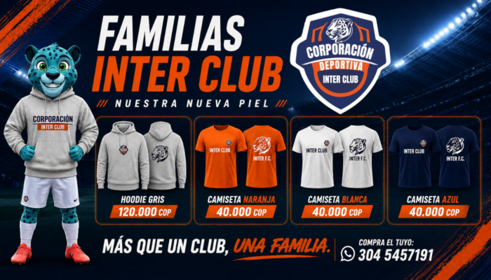 Familia Inter Club Nuestros Uniformes